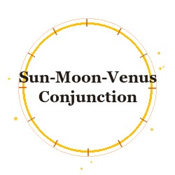 Sun-Moon-Venus Conjunction